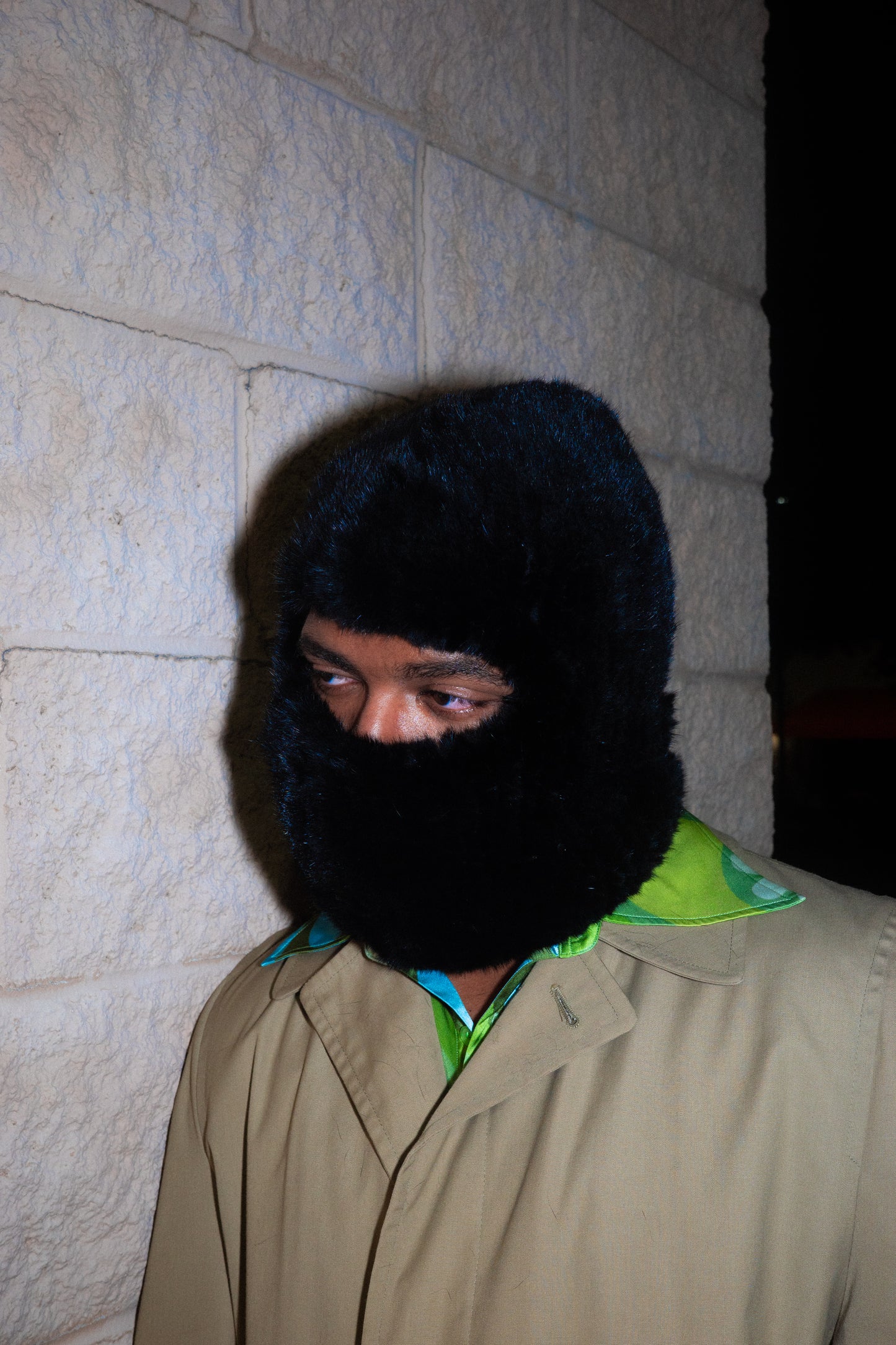 Mink balaclava