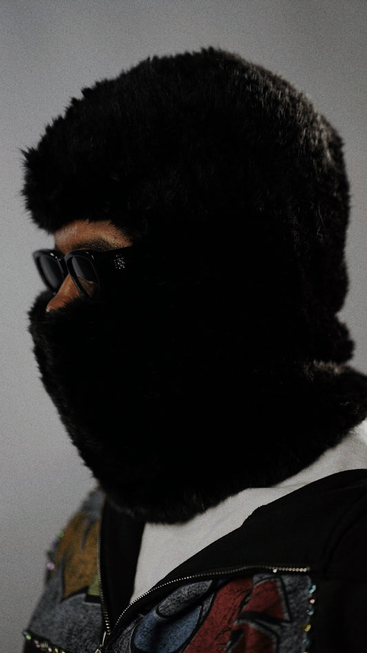 Mink balaclava